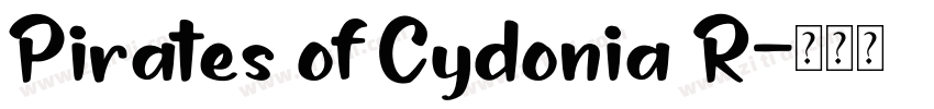 Pirates of Cydonia R字体转换